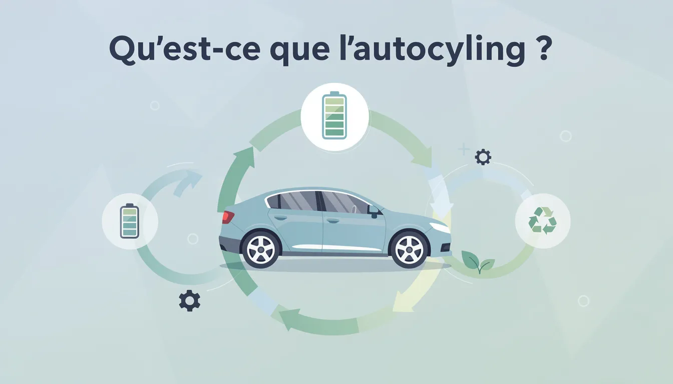 Découvrez l'autocycling : solution innovante pour votre véhicule 1 Qu'est-ce que l'autocycling ?