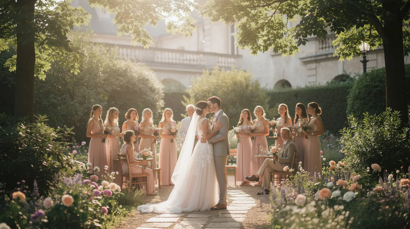 Un mariage discret à Fontainebleau