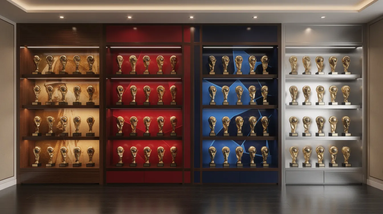 Les lauréats du Ballon d'Or par décennie